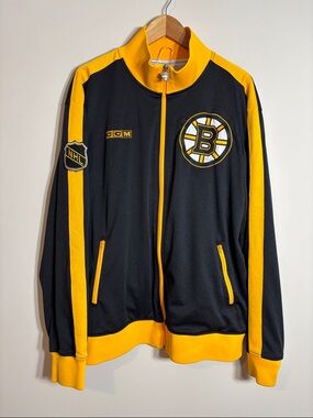 NHL Boston Bruins CCM Pro Ok'd Stanley Cup Champions Jacket XL